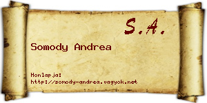 Somody Andrea névjegykártya