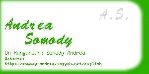 andrea somody business card